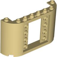 Panel 2 x 8 x 4 with Curved Sides (7323)