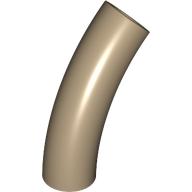 Brick Round 1 x 1 D. Tube with 45° Elbow and Axle Holes (Crossholes) at Each End (7324)