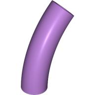 Brick Round 1 x 1 D. Tube with 45° Elbow and Axle Holes (Crossholes) at Each End (7324)