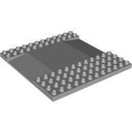Duplo Baseplate 12 x 12 with Reduced Stud Section (Road) (73538)