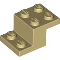 Bracket 3 x 2 x 1 1/3 with Bottom Stud Holder (73562)