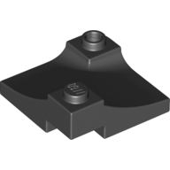 Brick Curved, Internal Double, 3 x 3 with 1/3 Inverted Cutout, Corner (73682)