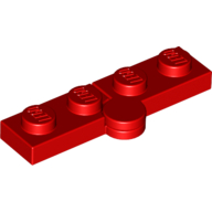 Hinge Plate 1 x 4 Swivel Top / Base - Solid Clip [Complete Assembly] (73983)