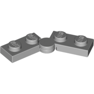 Hinge Plate 1 x 4 Swivel Top / Base - Solid Clip [Complete Assembly] (73983)