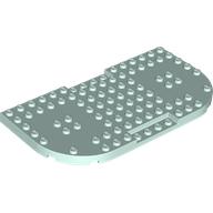 Plate Special 8 x 16 x 2/3, Two Rounded Corners, Reduced Stud Sections (74166)