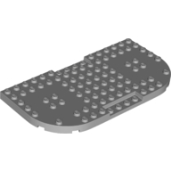 Plate Special 8 x 16 x 2/3, Two Rounded Corners, Reduced Stud Sections (74166)