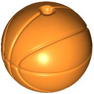 Minifig Head Special, Basketball [PLAIN] (7421)