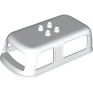 Duplo Car Body, Camper / Caravan Roof, 4 Top Studs (75266)