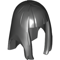 Hair Long Straight with Bangs - Hard Plastic (75867)