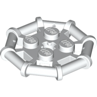 Plate Special 2 x 2 with Bar Frame Octagonal, Reinforced, Completely Round Studs (75937)