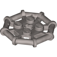 Plate Special 2 x 2 with Bar Frame Octagonal, Reinforced, Completely Round Studs (75937)