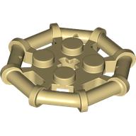 Plate Special 2 x 2 with Bar Frame Octagonal, Reinforced, Completely Round Studs (75937)
