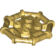 Plate Special 2 x 2 with Bar Frame Octagonal, Reinforced, Completely Round Studs (75937)