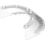 Windscreen Round, Sloped 6 x 8 x 2 (7664)