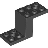 Bracket 5 x 2 x 2 1/3 with Holes, Inside Stud Holder (76766)
