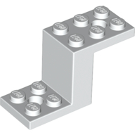 Bracket 5 x 2 x 2 1/3 with Holes, Inside Stud Holder (76766)