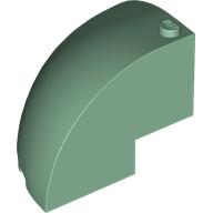 Brick Round Corner 5 x 5 x 3 1/3 Quarter Dome Top [Plain] (76776)