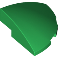 Brick Round Corner, Curved 3 x 3 x 1 Quarter Circle (76797)