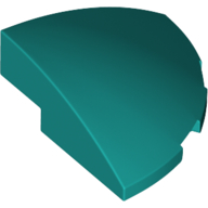 Brick Round Corner, Curved 3 x 3 x 1 Quarter Circle (76797)