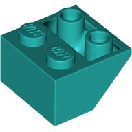 Slope Inverted 45° 2 x 2 [Round Hollow Bottom Pin, Bar-sized Stud Holes] (76959)