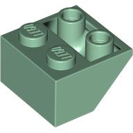 Slope Inverted 45° 2 x 2 [Round Hollow Bottom Pin, Bar-sized Stud Holes] (76959)