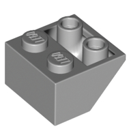 Slope Inverted 45° 2 x 2 [Round Hollow Bottom Pin, Bar-sized Stud Holes] (76959)