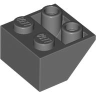 Slope Inverted 45° 2 x 2 [Round Hollow Bottom Pin, Bar-sized Stud Holes] (76959)