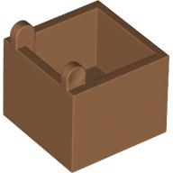 Container Box 2 x 2 x 1 1/3 with Hinge (7711)