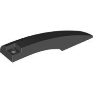 Slope Curved 10 x 2 x 2 with Curved End Left (77180)