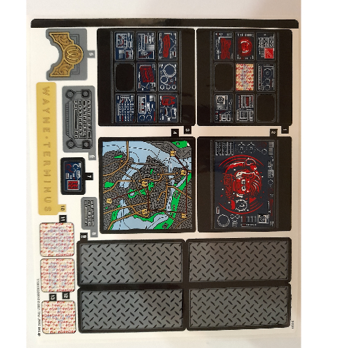 Sticker Sheet for Set 76183-1 (77261)