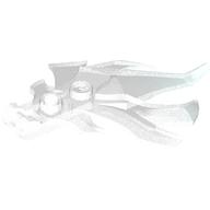 Flames 5 x 7 x 1 x 1/3 with Studs, Handle (7727)