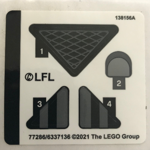 Sticker Sheet for Set 75304-1 (77286)