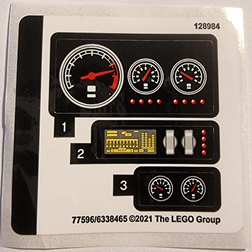 Sticker Sheet for Set 42127-1 (77596)