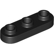 Plate Special 1 x 3 Rounded with 3 Open Studs (77850)