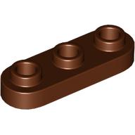 Plate Special 1 x 3 Rounded with 3 Open Studs (77850)