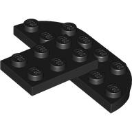 Plate Round Corners 2 x 6 Double with 2 x 3 Extension (7797)