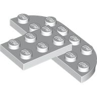Plate Round Corners 2 x 6 Double with 2 x 3 Extension (7797)