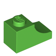 Brick Curved 2 x 1 with Inverted Cutout (78666)