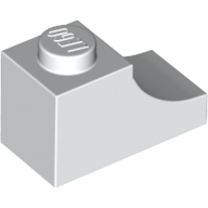 Brick Curved 2 x 1 with Inverted Cutout (78666)