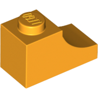 Brick Curved 2 x 1 with Inverted Cutout (78666)