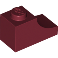 Brick Curved 2 x 1 with Inverted Cutout (78666)