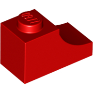 Brick Curved 2 x 1 with Inverted Cutout (78666)