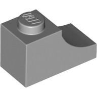 Brick Curved 2 x 1 with Inverted Cutout (78666)