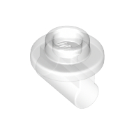 Plate Round 1 x 1 with Hollow Stud and Bar on Underside - Long Space (79194)