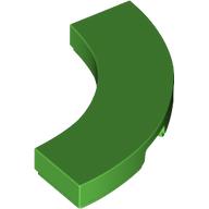 Tile 3 x 3 Curved, Macaroni (79393)