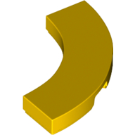 Tile 3 x 3 Curved, Macaroni (79393)