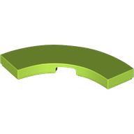 Tile 3 x 3 Curved, Macaroni (79393)