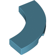 Tile 3 x 3 Curved, Macaroni (79393)