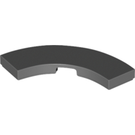 Tile 3 x 3 Curved, Macaroni (79393)