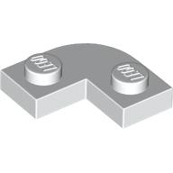Plate Round Corner 2 x 2 with 1 x 1 Cutout (79491)